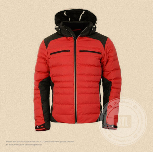 Herren-Skijacke Rot XL