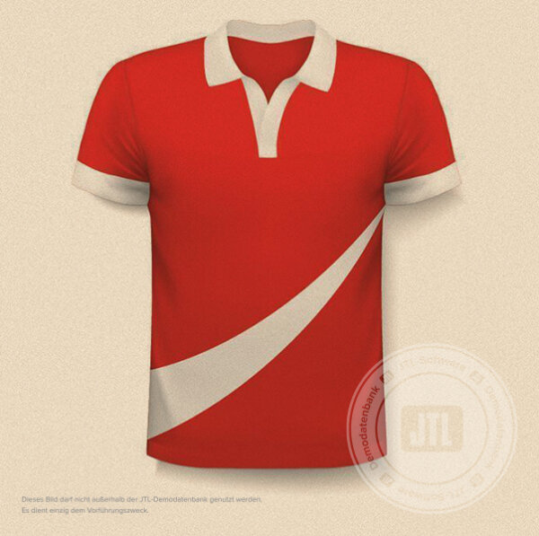 Fußballtrikot mit eigenem Logo Rot L Herren