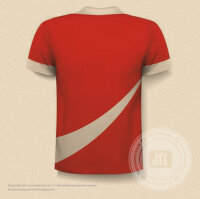 Fußballtrikot mit eigenem Logo Rot S Damen