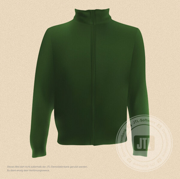 Herren-Trainingsjacke, Grün XL