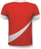 Fußballtrikot Rot Seitenstreifen