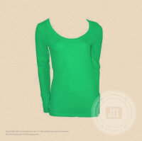 Damen-Langarmshirt, Grün L