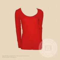 Damen-Langarmshirt, Rot M
